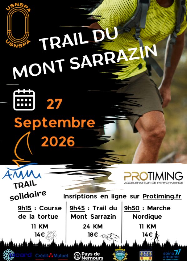 TRAIL DU MONT SARRAZIN
